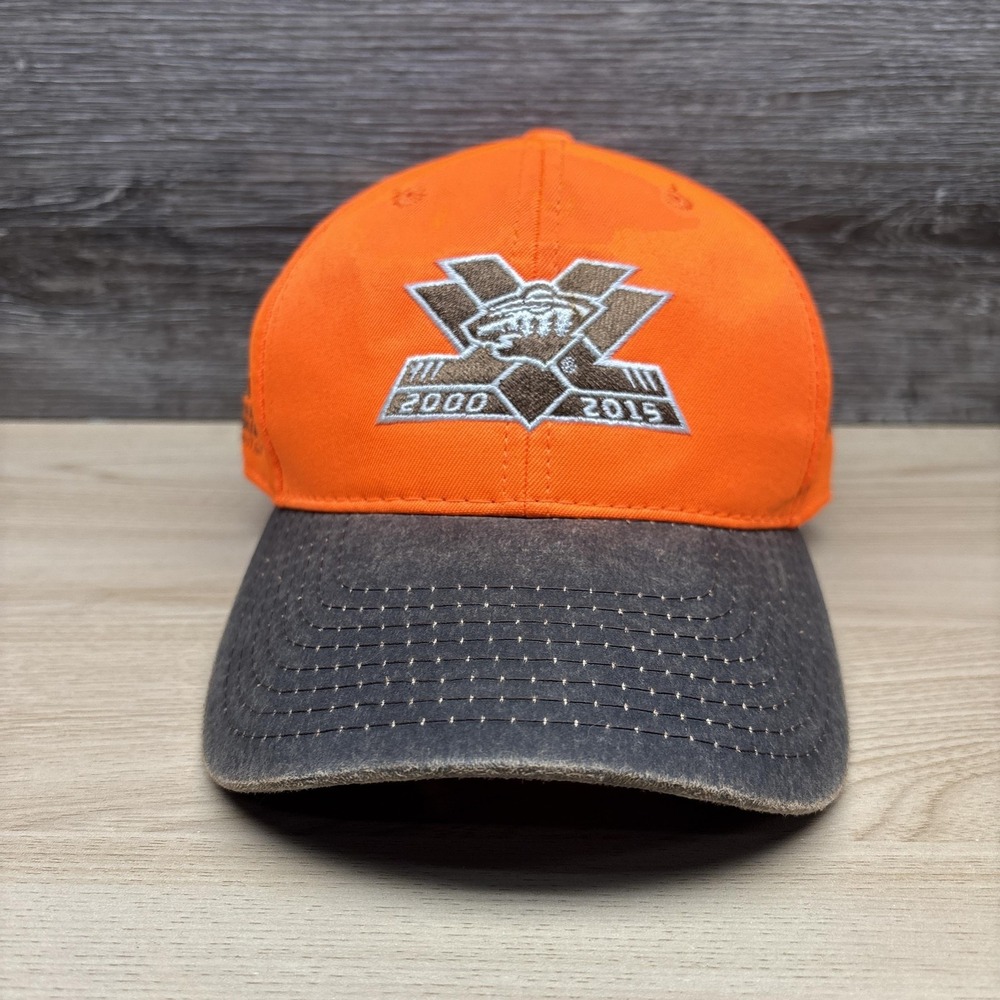 Minnesota Wild Hat Cap Strap Back Orange NHL Hockey Hunting Pheasants Forever